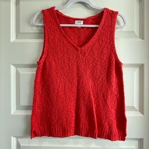 Women's Red Sleeveless Top